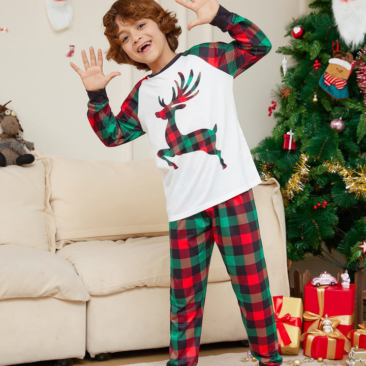 Family Matching Christmas PJs detail
