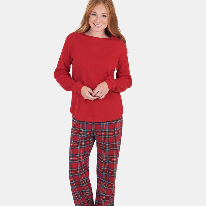Family Matching Christmas PJs detail