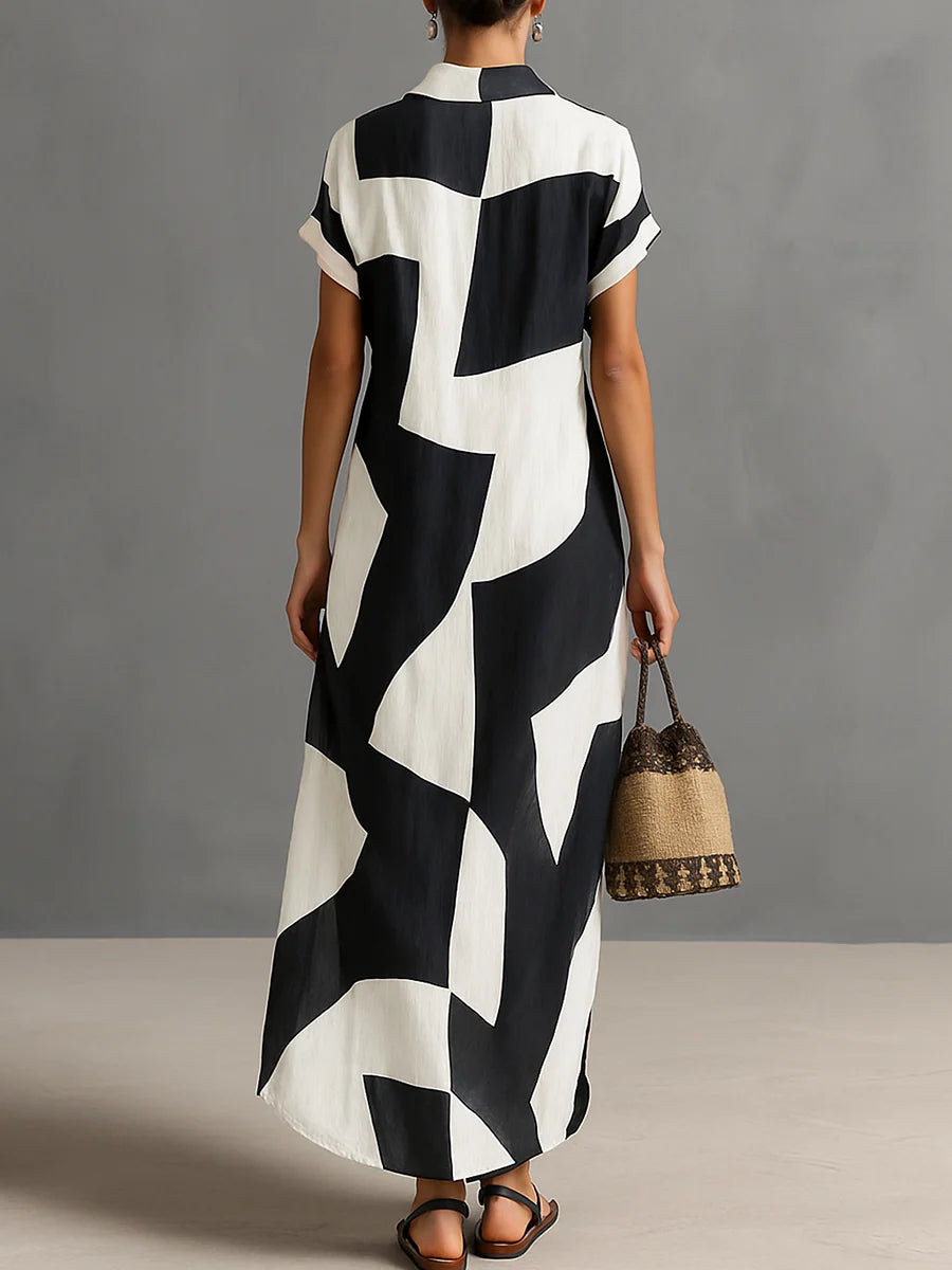 Women's White Maxi Dress in white
