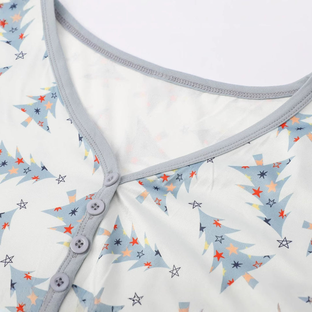 Family Matching Christmas PJs detail