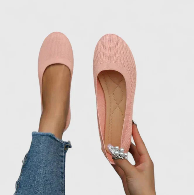 Women's Orthopedic Flats in pink