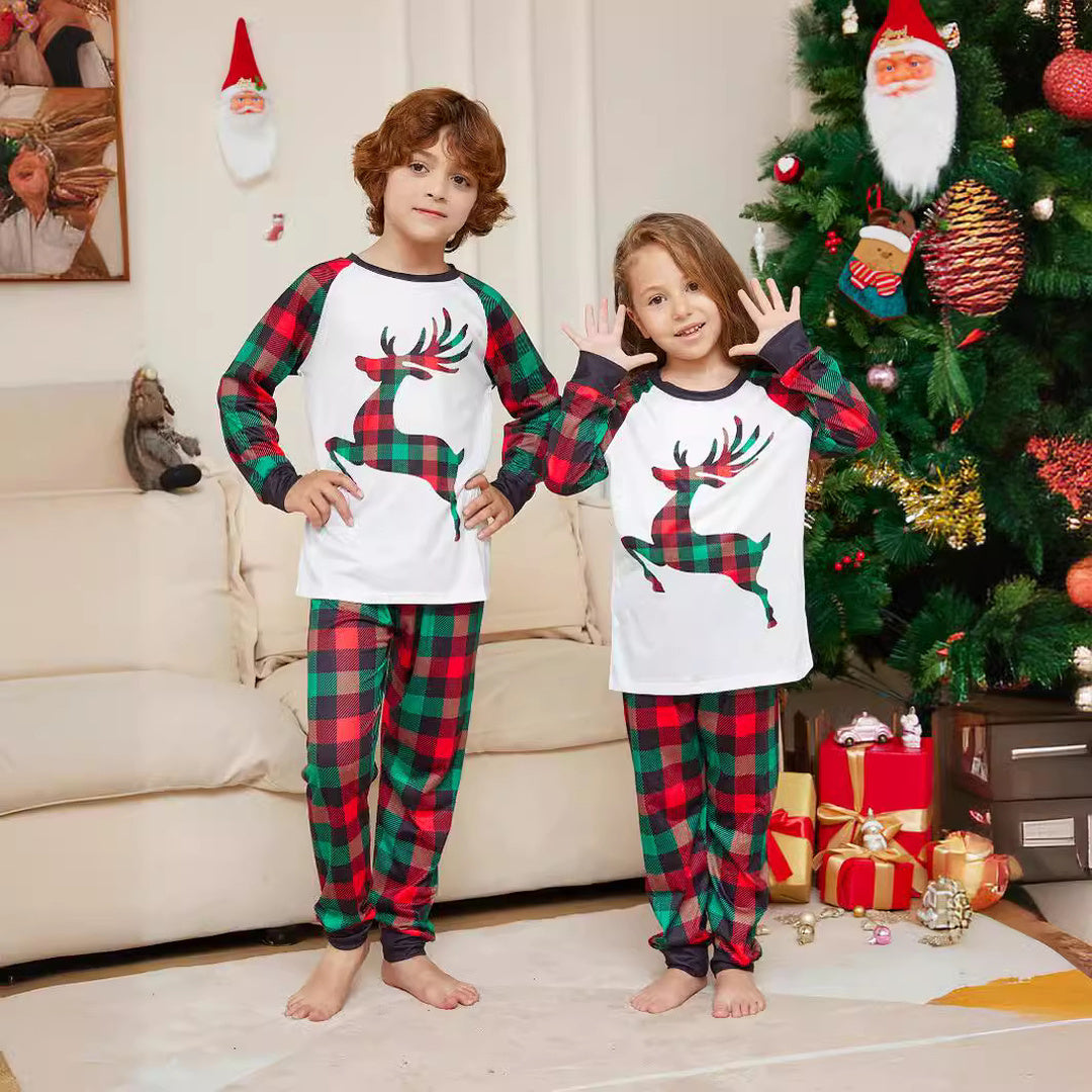 Family Matching Christmas PJs detail