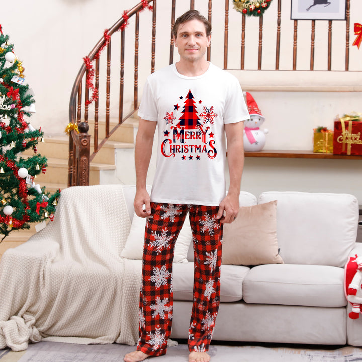 Family Matching Christmas PJs detail