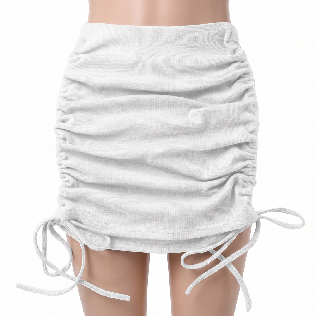 Women's Short Mini Skirt in white