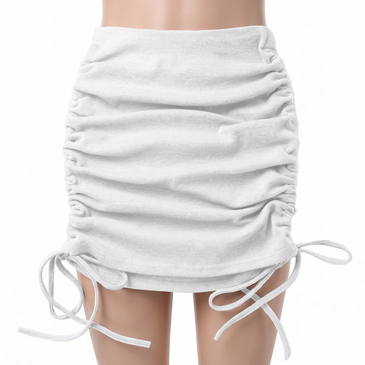 Women's Short Mini Skirt in white