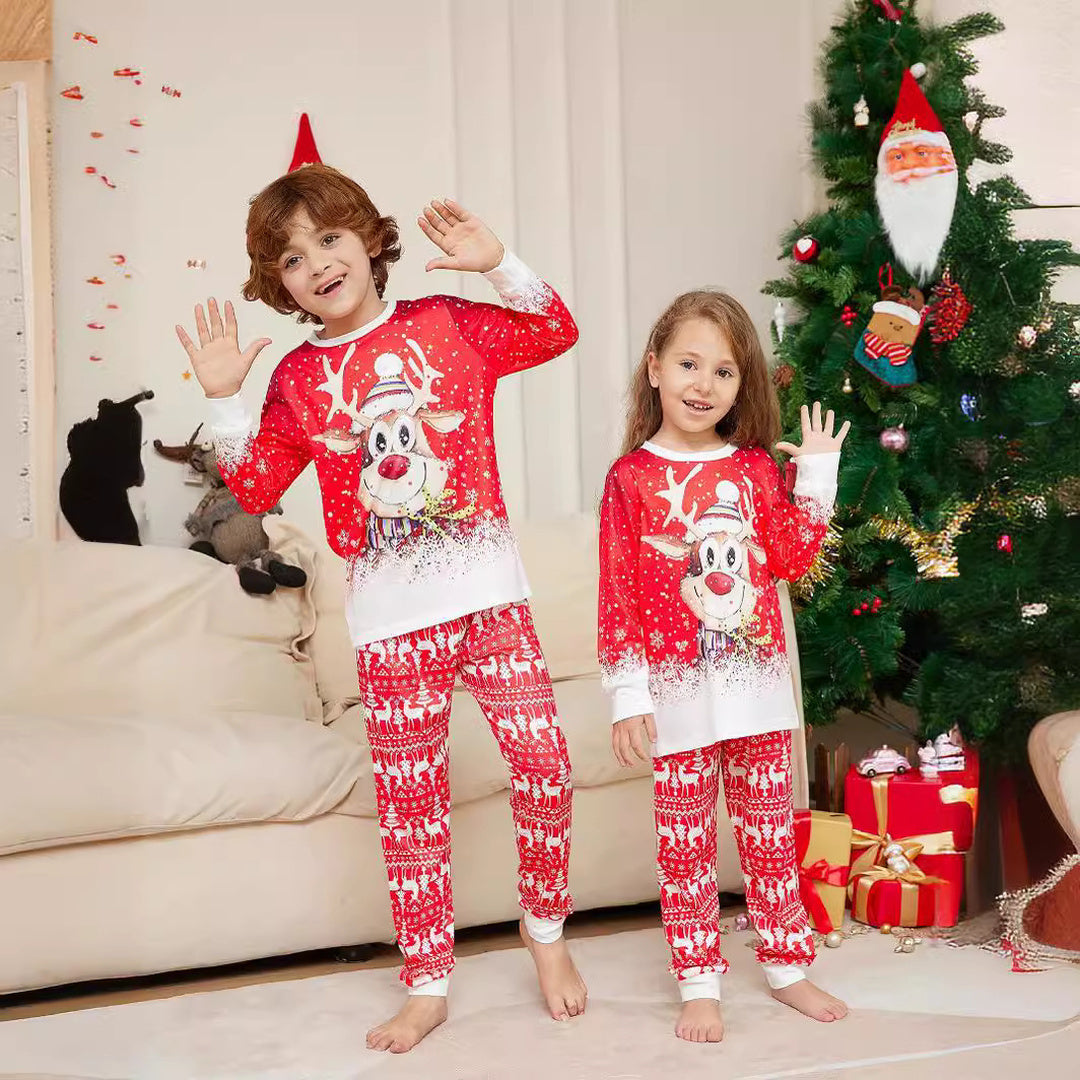 Family Matching Christmas PJs detail