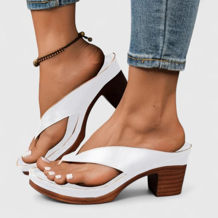 Women's Orthopedic Heels in white