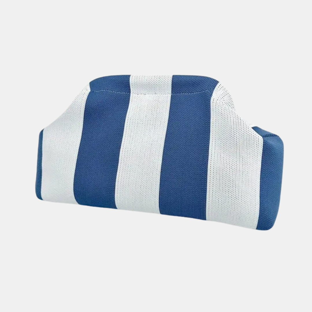 Women's Clutch Bag in blue and white