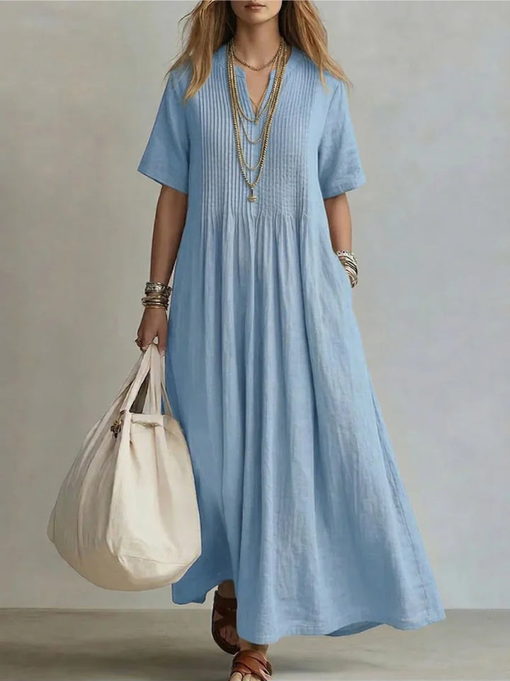 Women's Summer Maxi Dress in blue