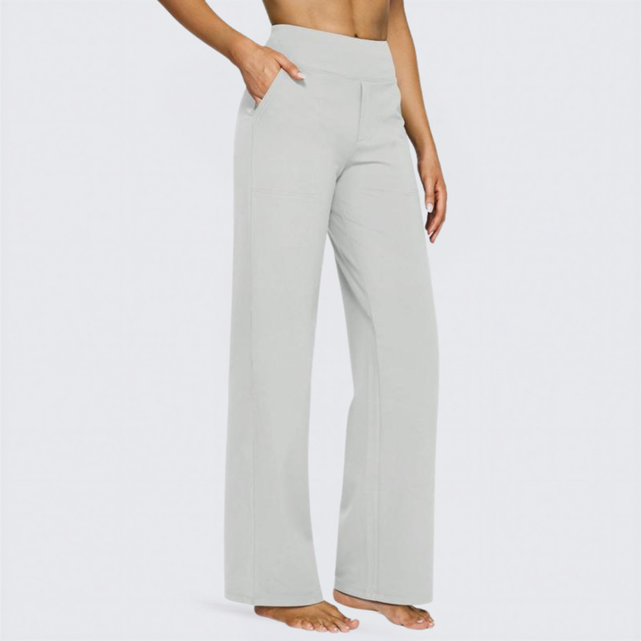 WHITNEY™ - Comfortable High-Waist Wide Leg Pants for Yoga and Outdoor Fun