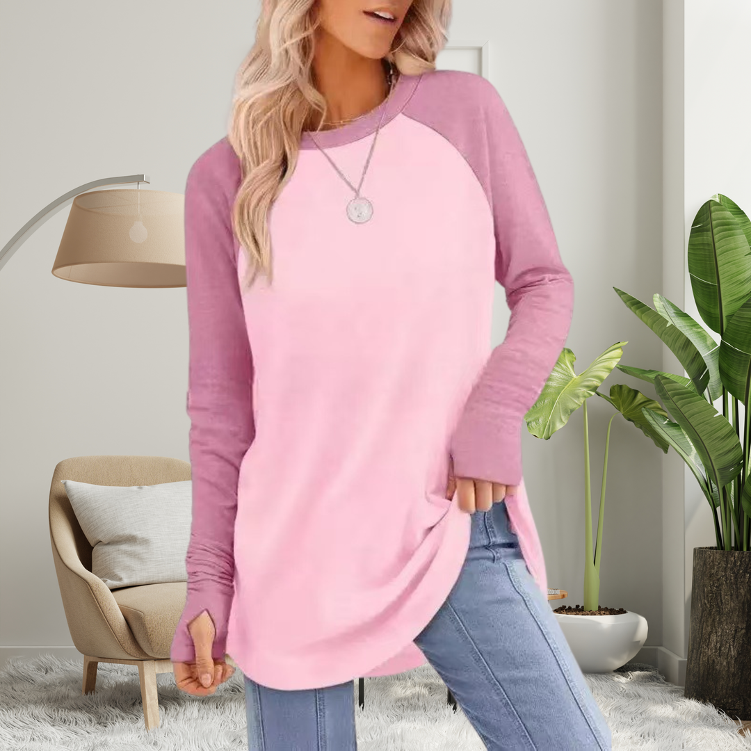 STELLAN™ - Casual Long Sleeve Thumb Hole Top