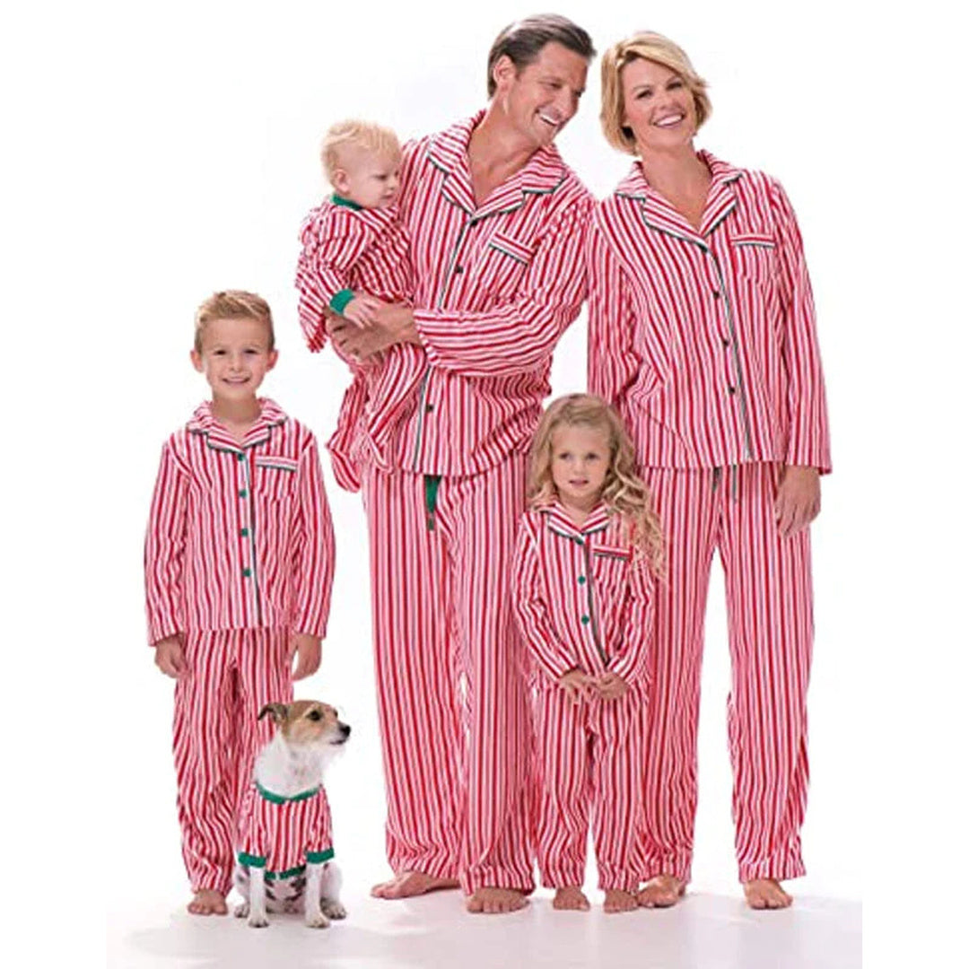 Family Matching Christmas PJs detail