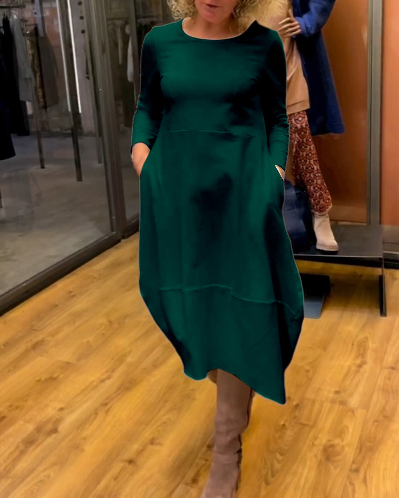 ALINA™ -  Chic Midi Dress