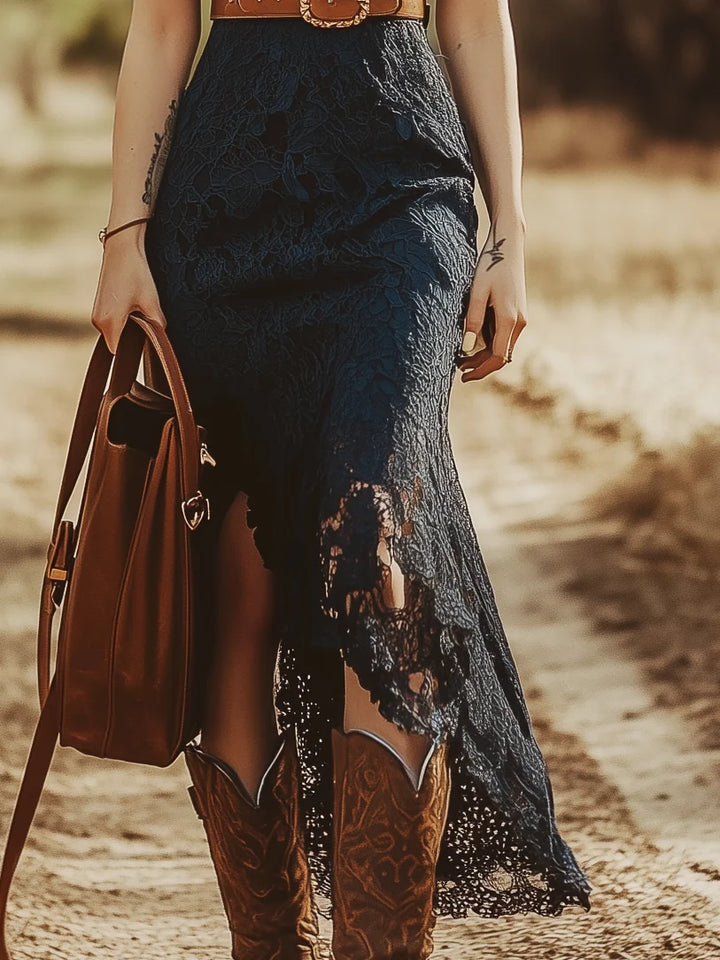 Women's Summer Midi Dress in blue