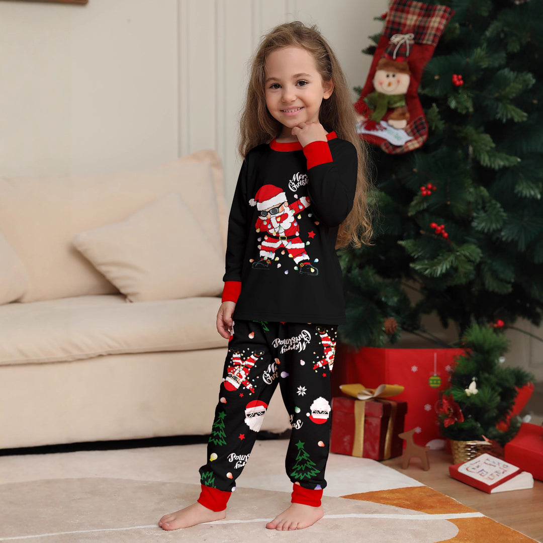 Family Matching Christmas PJs detail