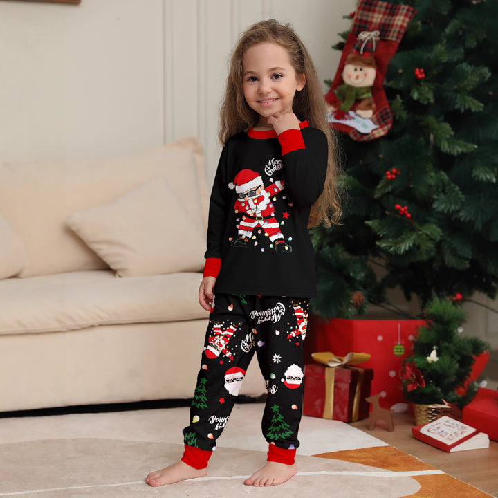 Family Matching Christmas PJs detail