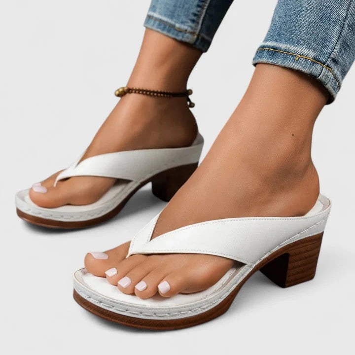 Women's Orthopedic Heels in white