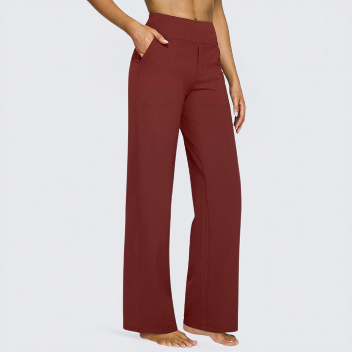 WHITNEY™ - Comfortable High-Waist Wide Leg Pants for Yoga and Outdoor Fun