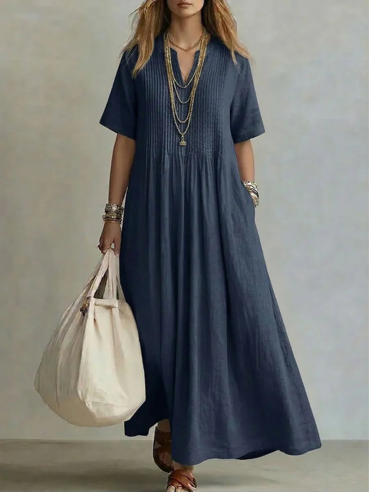 Women's Summer Maxi Dress in navy