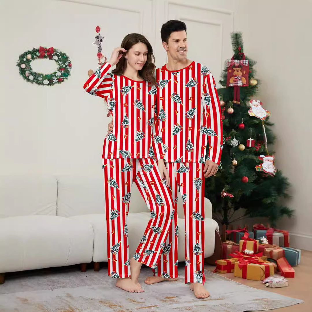 Family Matching Christmas PJs detail