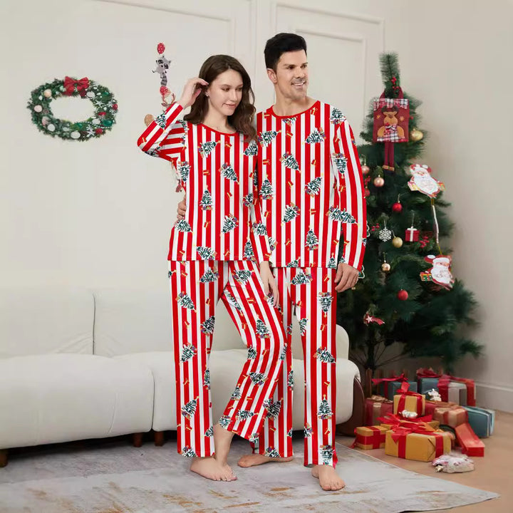 Family Matching Christmas PJs detail