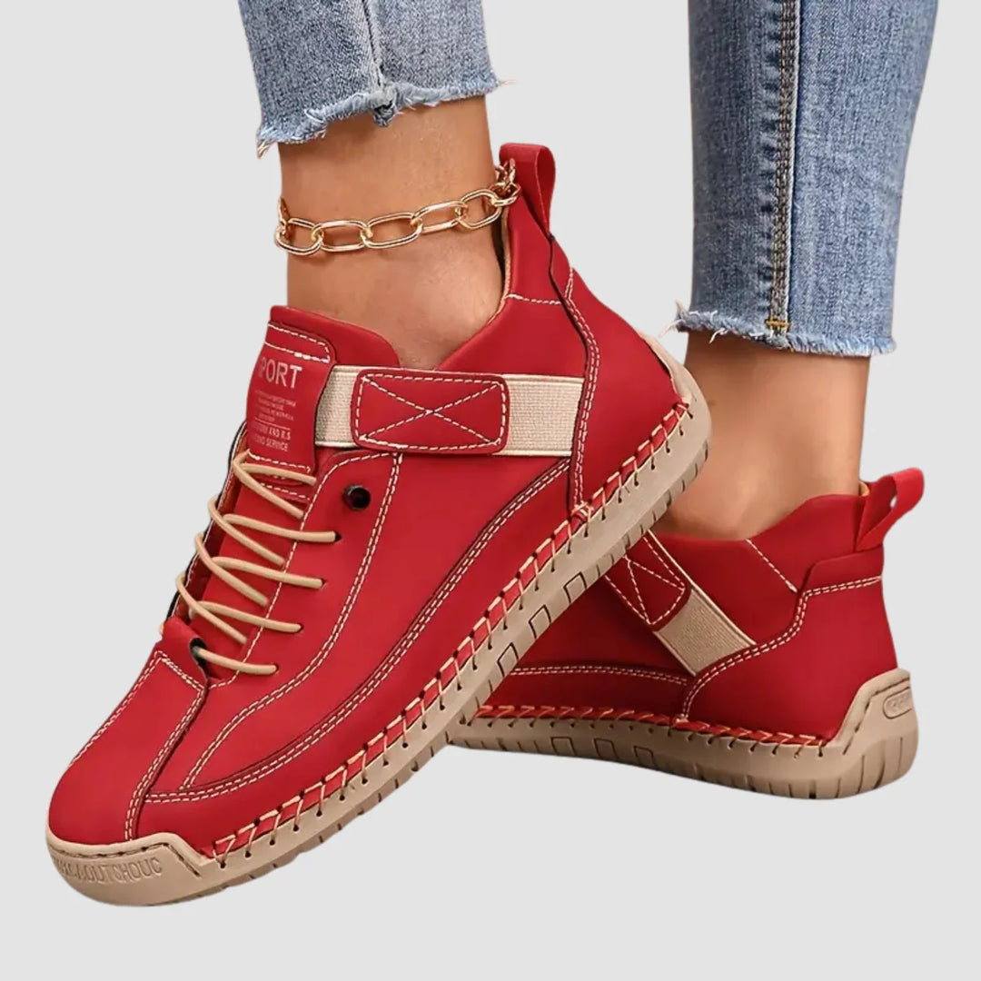 Women's Orthopedic Sneakers in red
