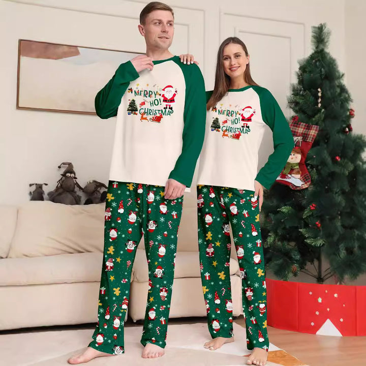 Family Matching Christmas PJs detail