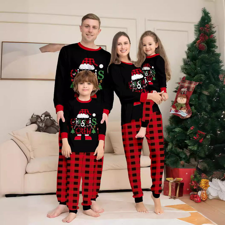 Family Matching Christmas PJs detail