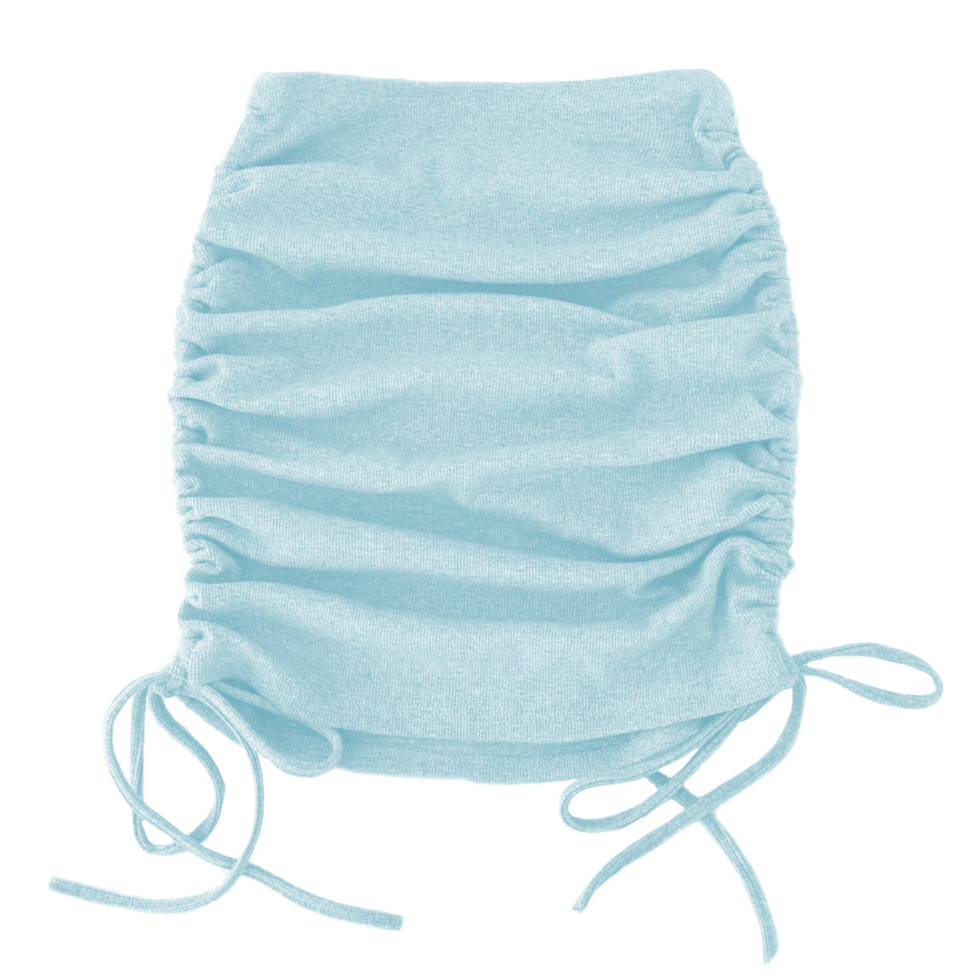 Women's Short Mini Skirt in light blue