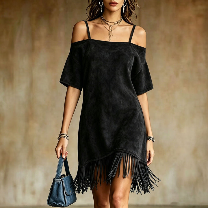 Women's Summer Mini Dress in black