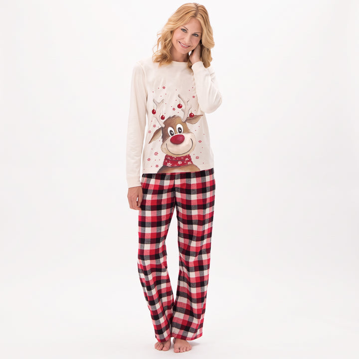 Family Matching Christmas PJs detail