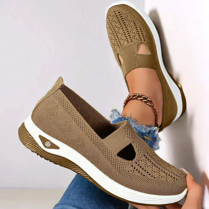 Women's Orthopedic Shoes in coffee