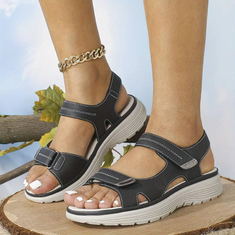 Women's Orthopedic Sandals in black