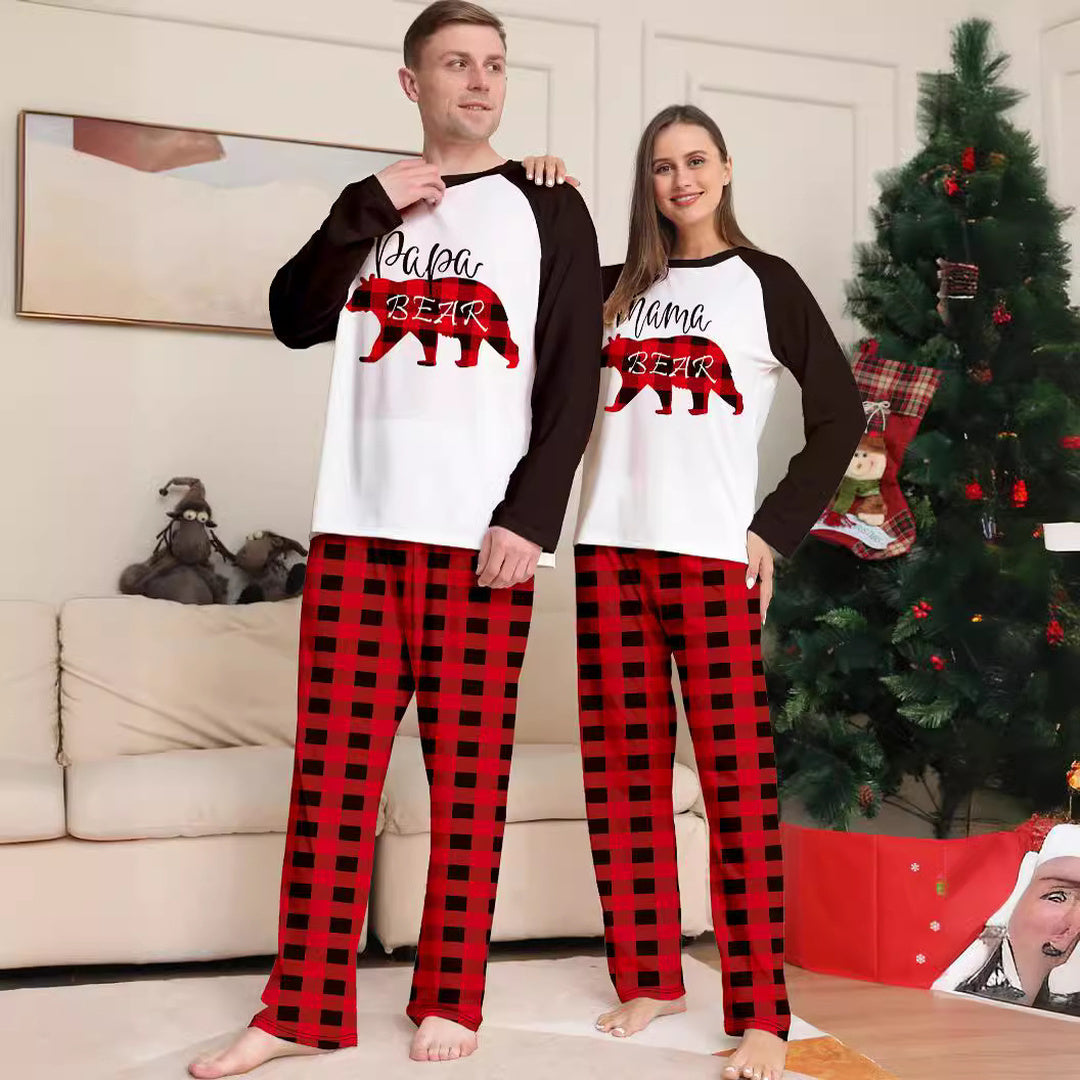 Family Matching Christmas PJs detail