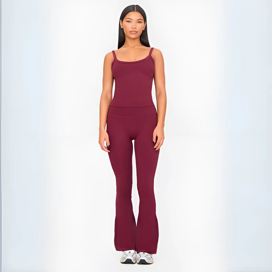 ARIANA™ - Casual Cami Top and Flare Leg Pants Set
