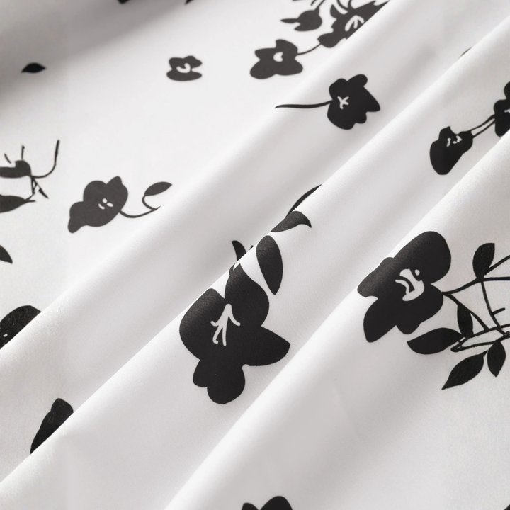Women's Backless Contrast Print Spaghetti Strap Maxi Dress