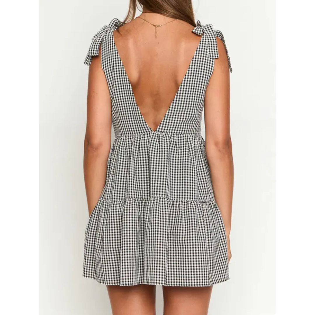 LIGAYA™ - Classy Sleeveless Bow Shoulder Summer Dress