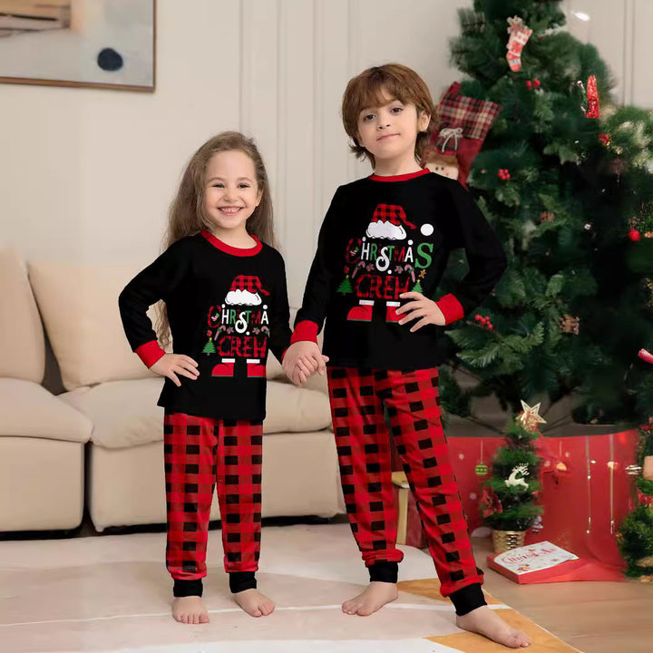 Family Matching Christmas PJs detail