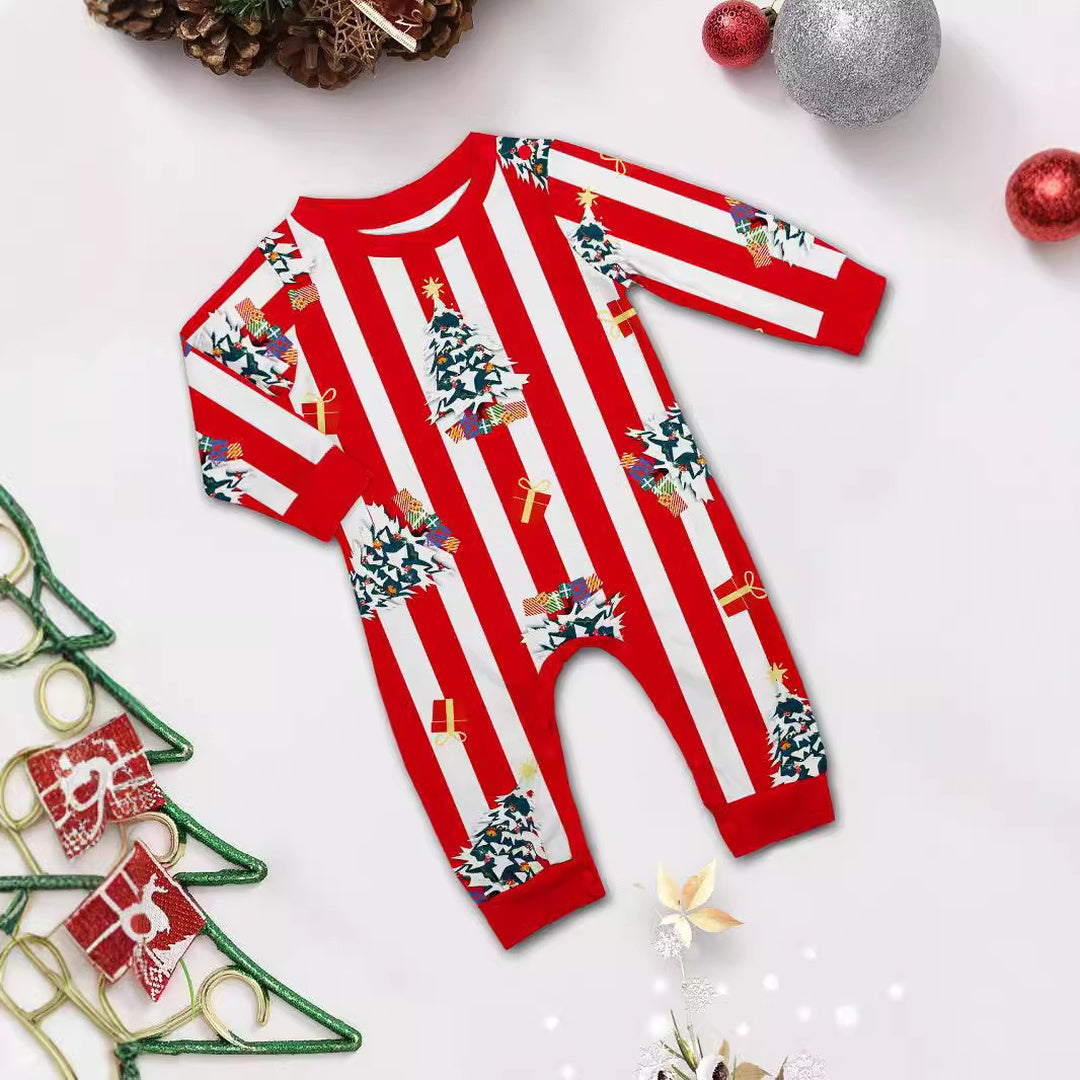 Family Matching Christmas PJs detail