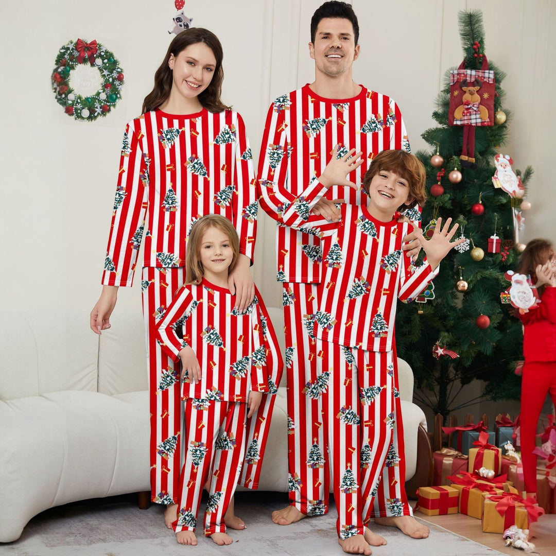 Family Matching Christmas PJs detail