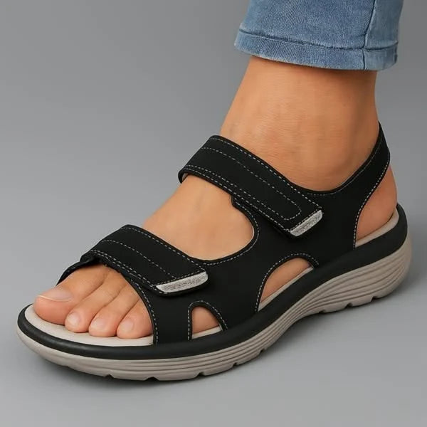 Women's Orthopedic Sandals in black