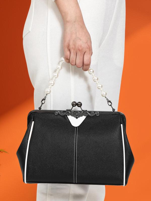 Women's Shoulder Bag in black & white