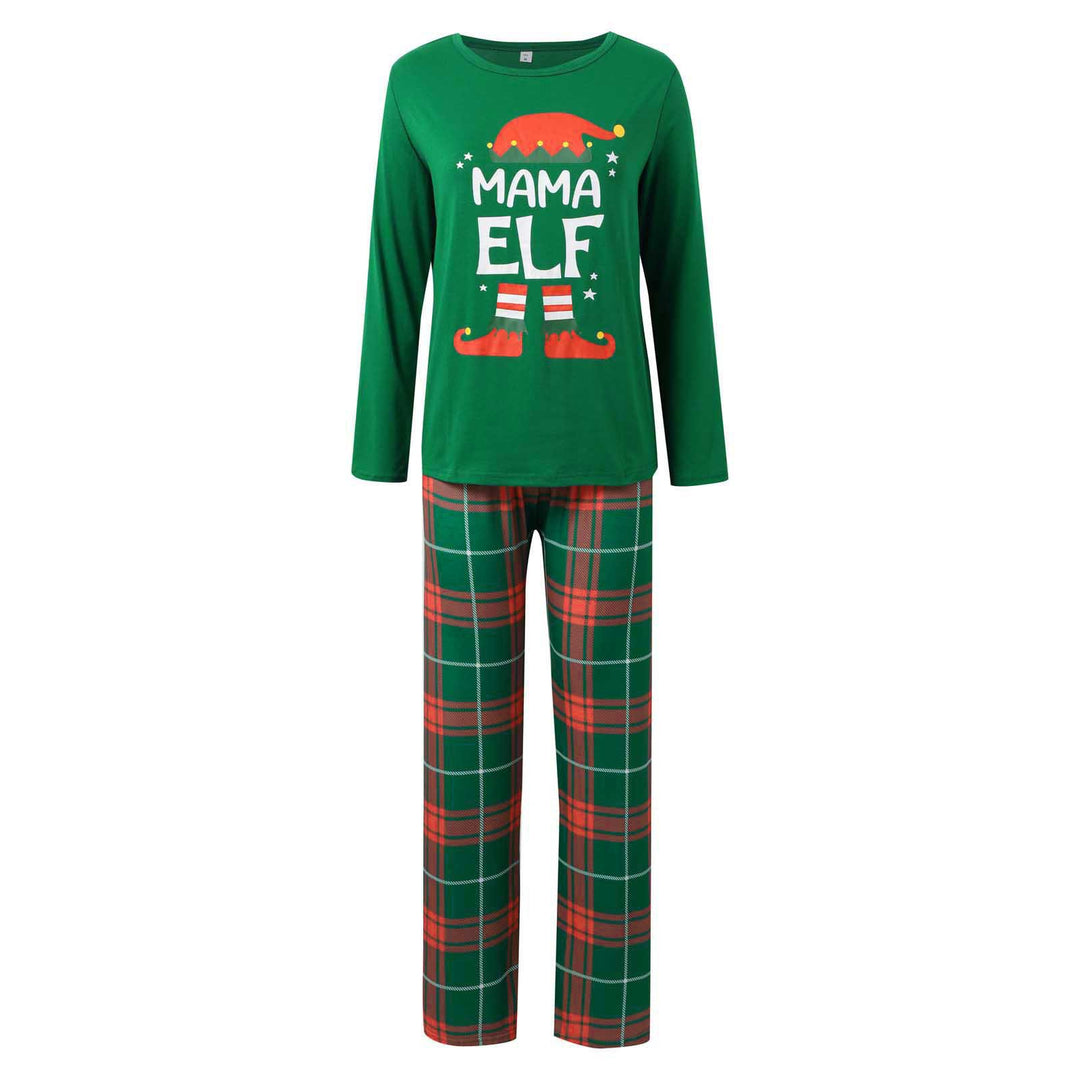 Family Matching Christmas PJs detail