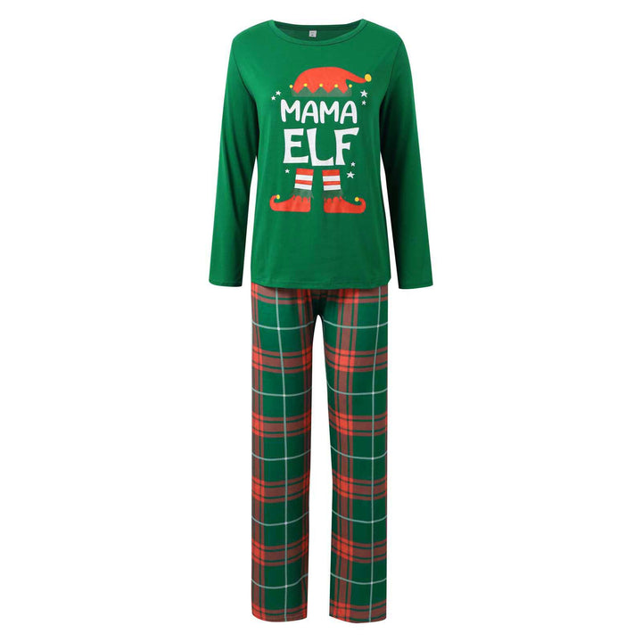 Family Matching Christmas PJs detail