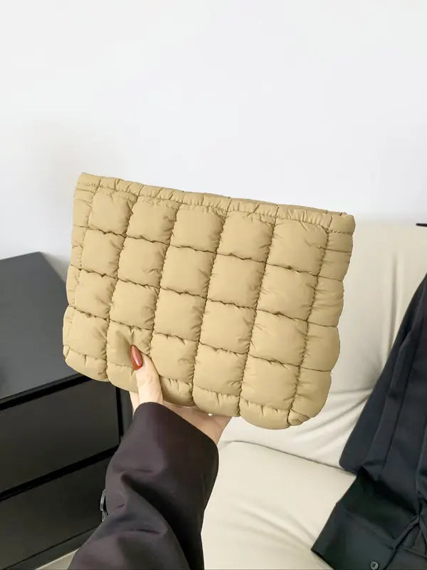 Women's Clutch Bag in khaki