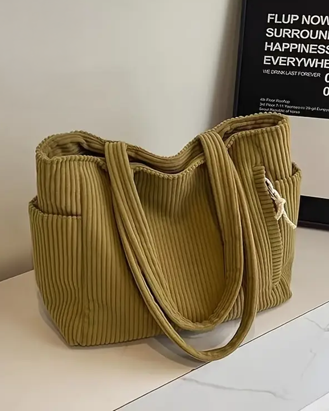 Women's Tote Bag in yellow