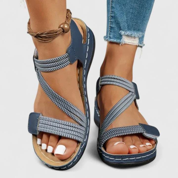 Women's Orthopedic Sandals in blue
