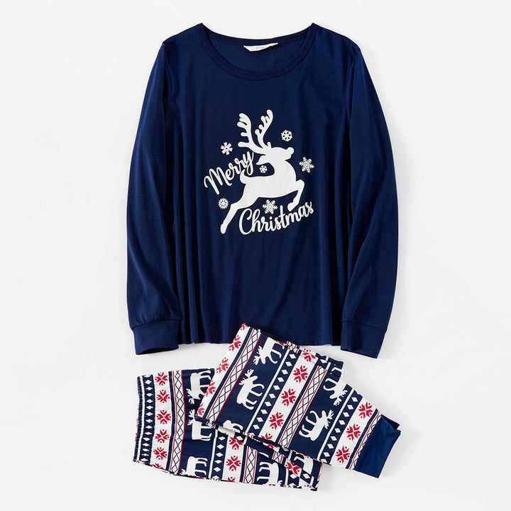 Family Matching Christmas PJs detail