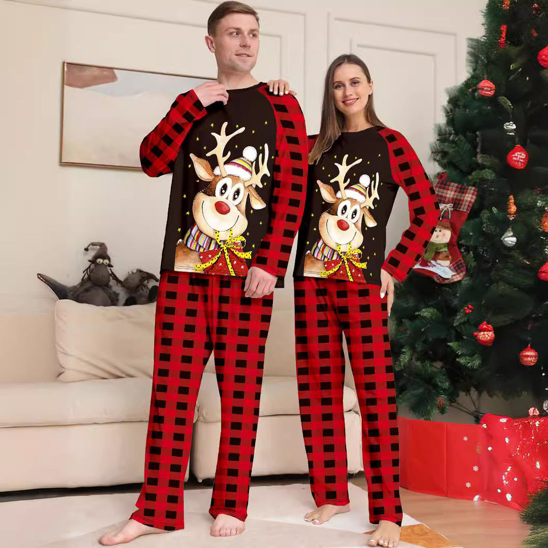 Family Matching Christmas PJs detail