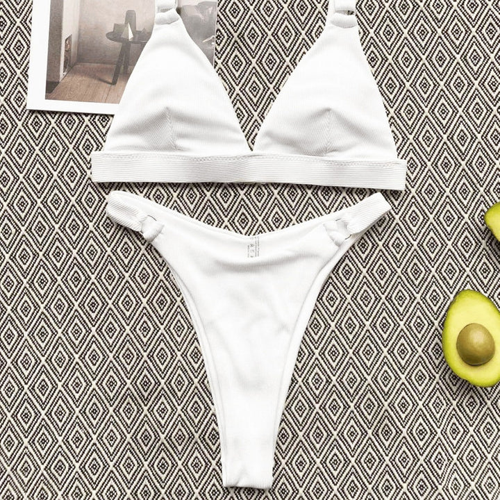 Women's Brazilian Bikini in white
